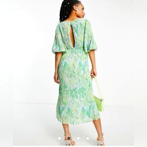 ✨Watercolour wedding guest dress